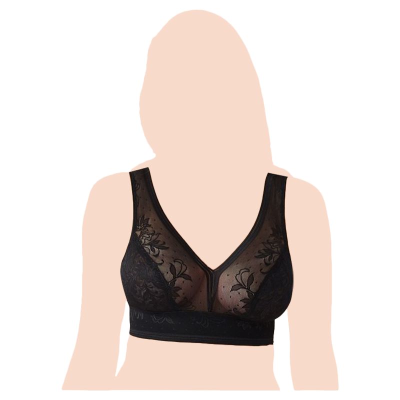 Klynn - Wacoal USA - Sheer Soft Cup Bra - Black