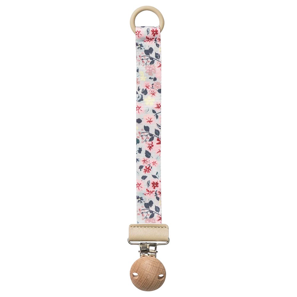 Elodie Details - Pacifier Clip Wood - Floating Flowers