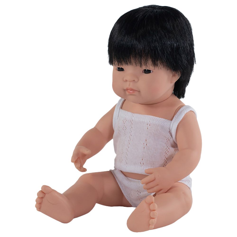 Miniland - Baby Boy Doll Asian - 38cm