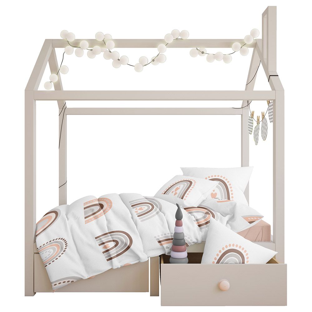 Elli Junior - Duvet Cover Set RainboWithCircles Toddler Bed