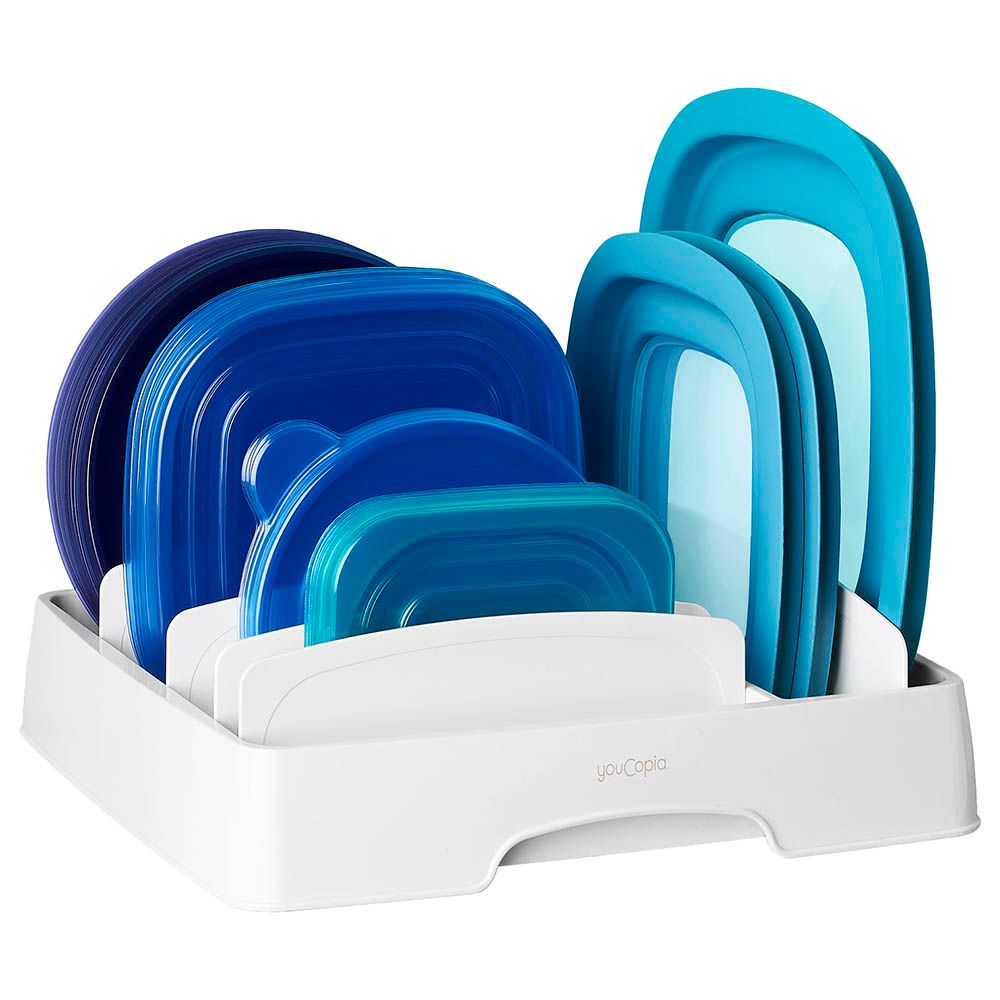 YouCopia - StoraLid Container Lid Organizer Medium - White