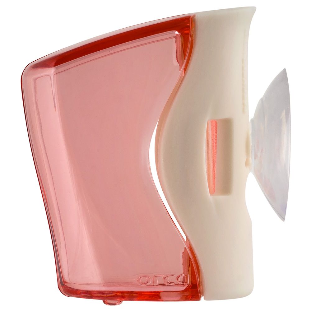 Flipper - 2-in-1 Floral Pink & Green Toothbrush Holder