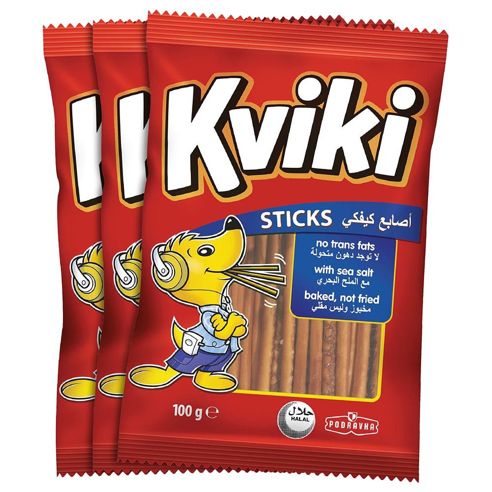 Kviki - Sticks 100g x 3pcs