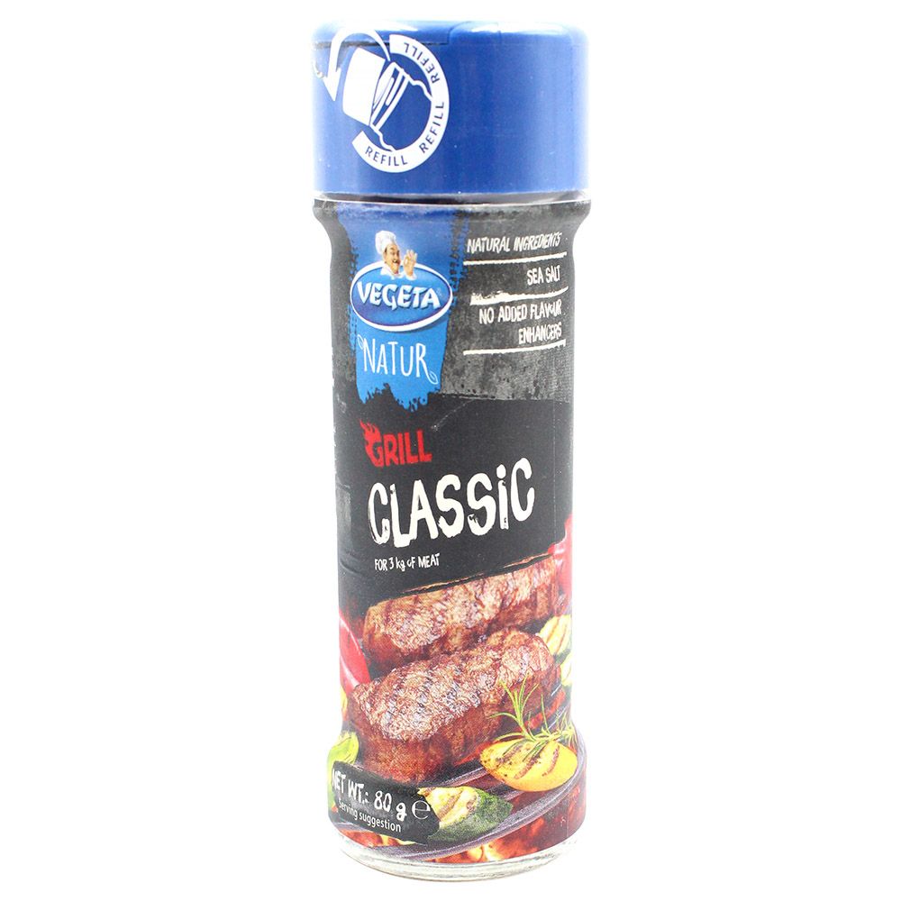 Vegeta - Natur Glass Jar Classic Grill Seasoning Mix 80g