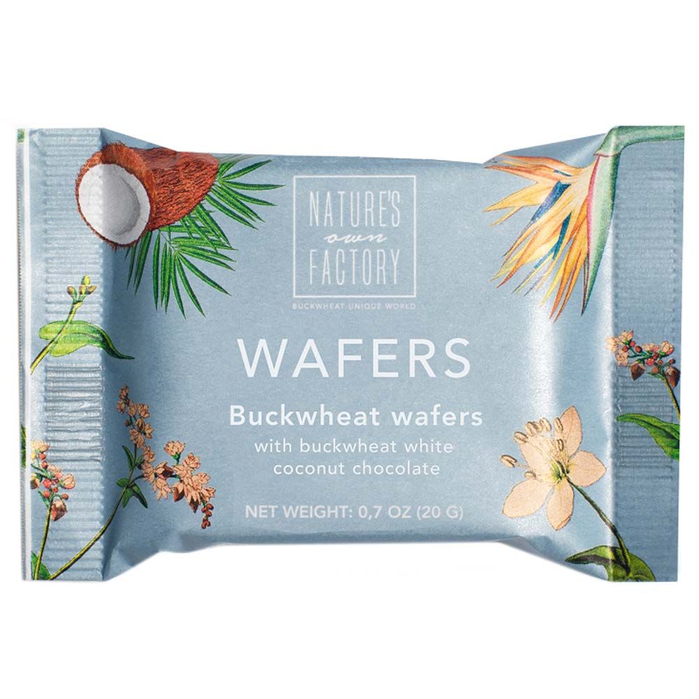 Nature'S Own Factory - White Buckwheat Wafer WithCoconut