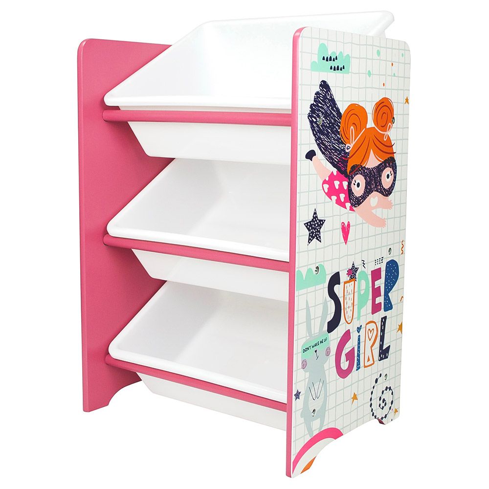 Home Canvas - Super Girl Toy Storage Organizer