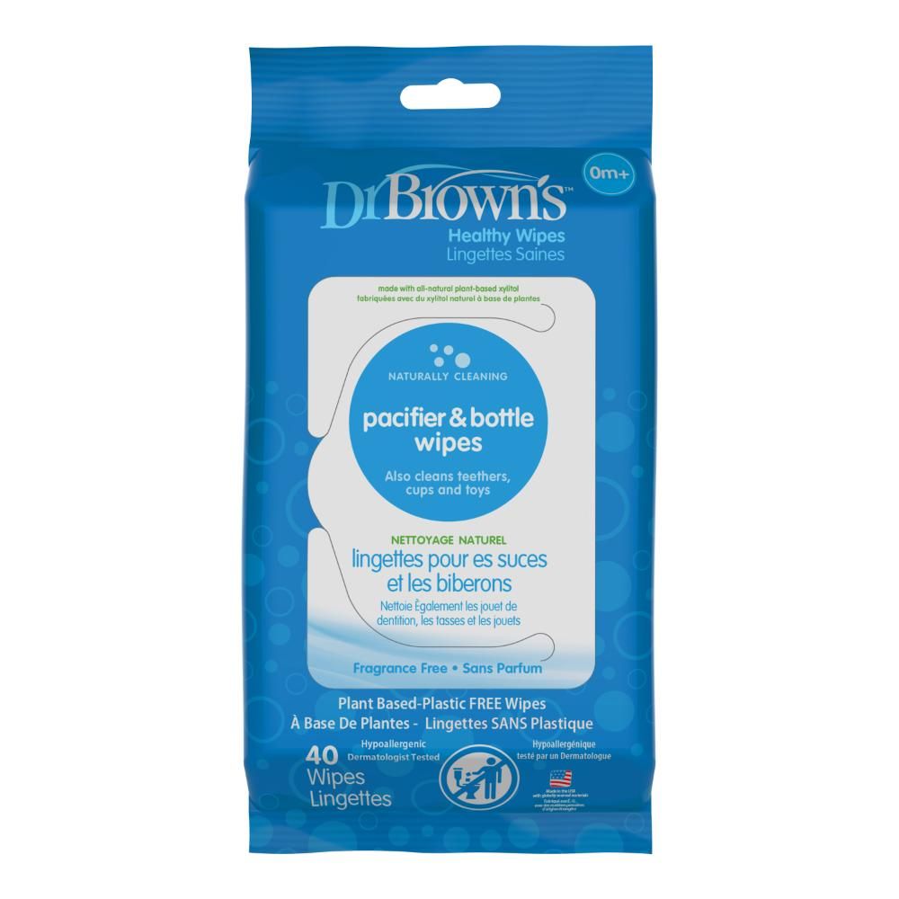 Dr. Brown's - Pacifier & Bottle Wipes - Pack of 40