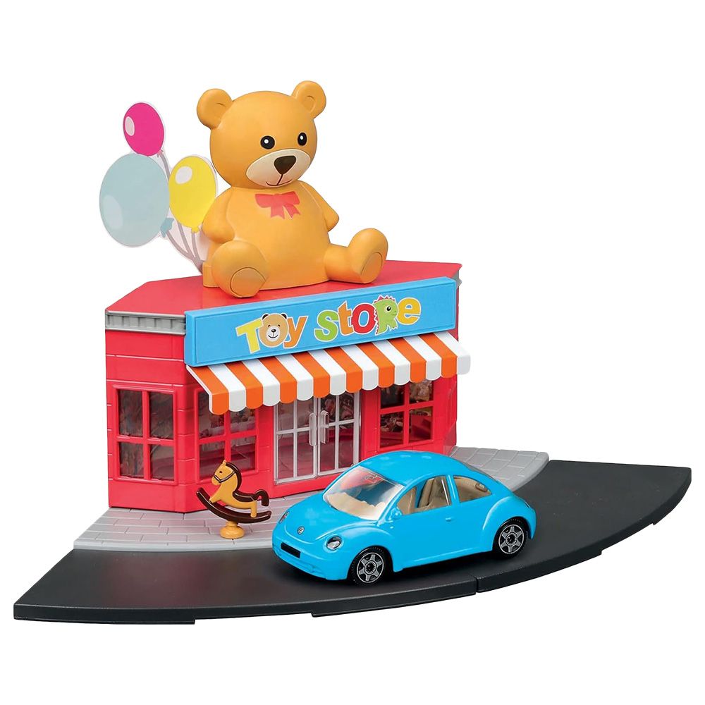 Bburago - 1/43 Street Fire City Toy Store Playset w/ Car