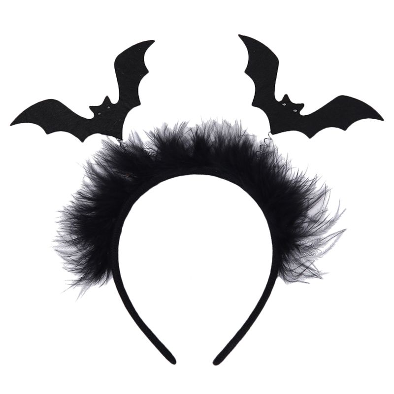 Highland - Halloween Bat Hairband for Kids and Adults - Black
