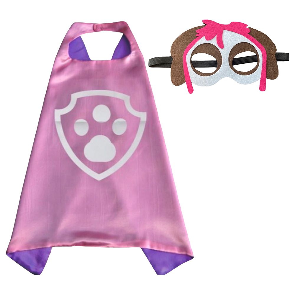 Highland - Paw Patrol Skye Cape & Mask Halloween Costume - Purple