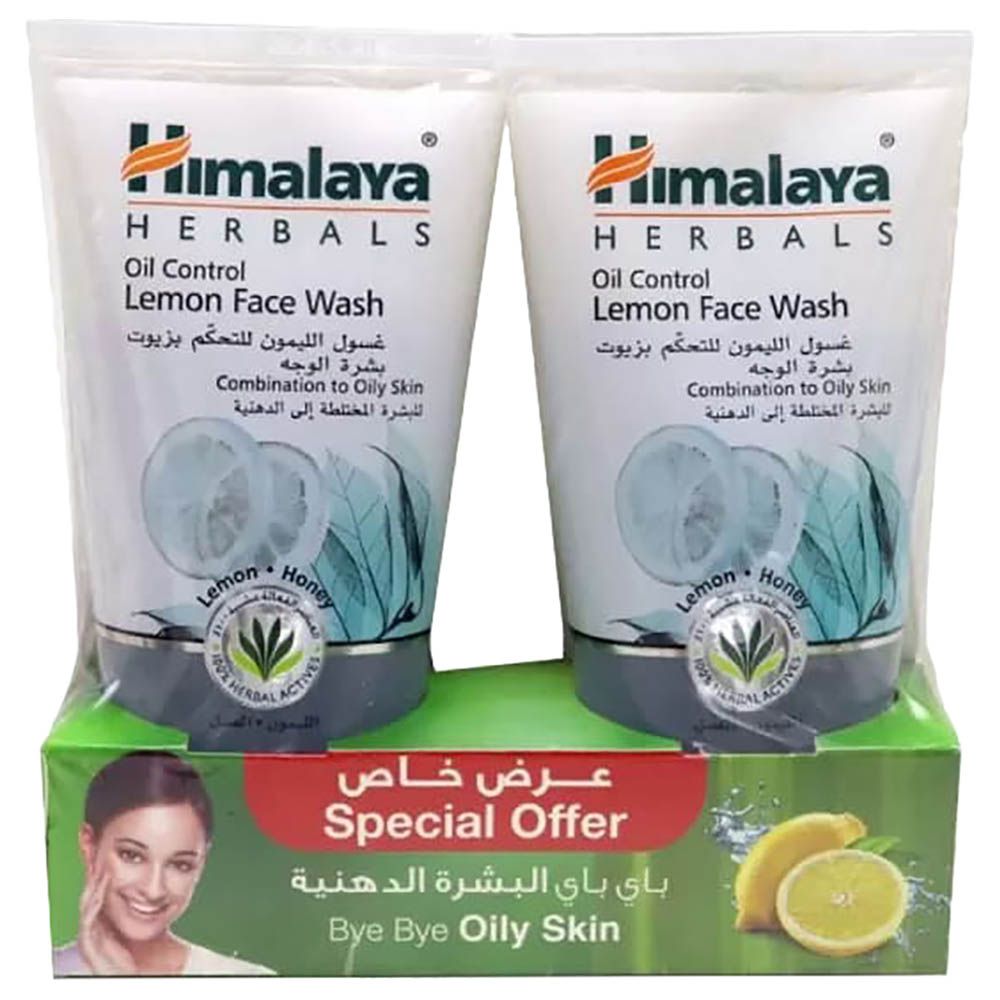 Himalaya - Face Wash Oil Control Lemon 2 x 150ml