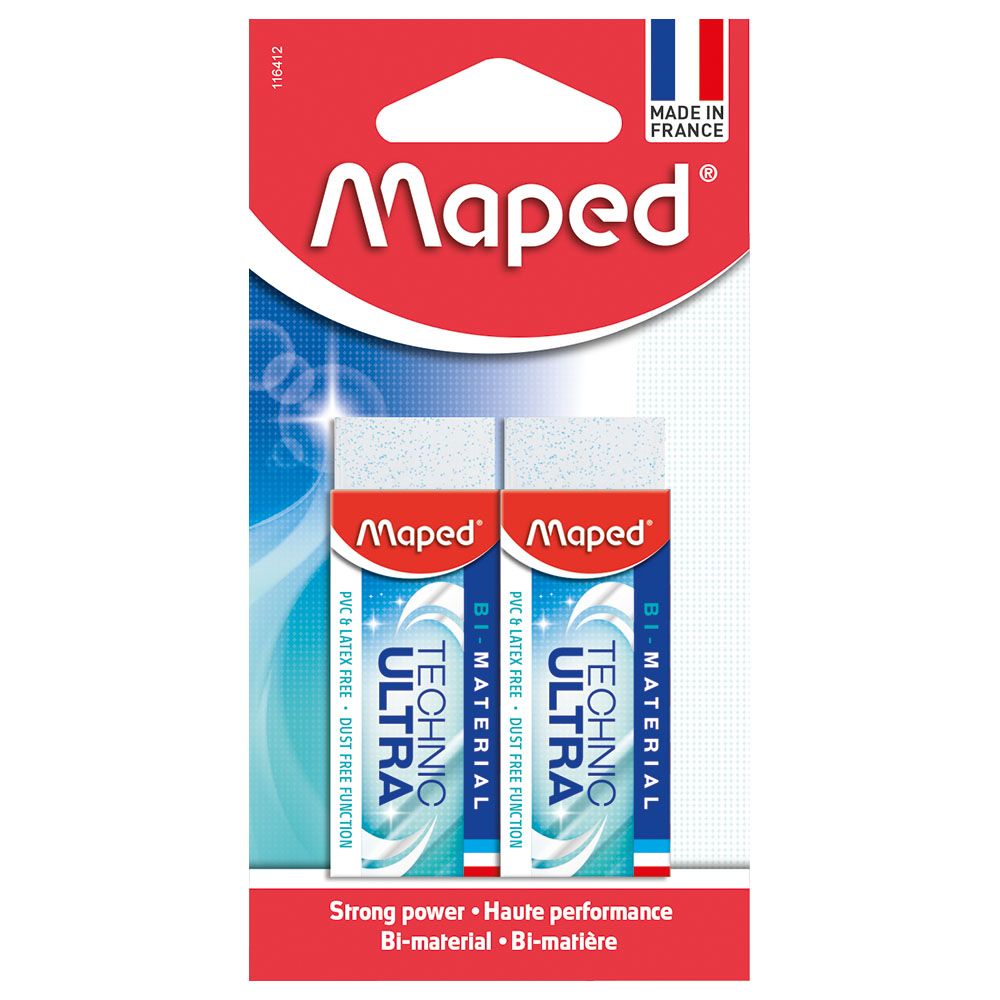 Maped - Eraser Technic Ultra Bls - 2Pc