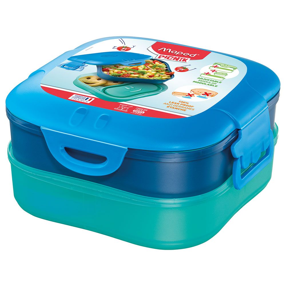 Maped - Picknik Concept Lunch Box 3-In-1 Blue