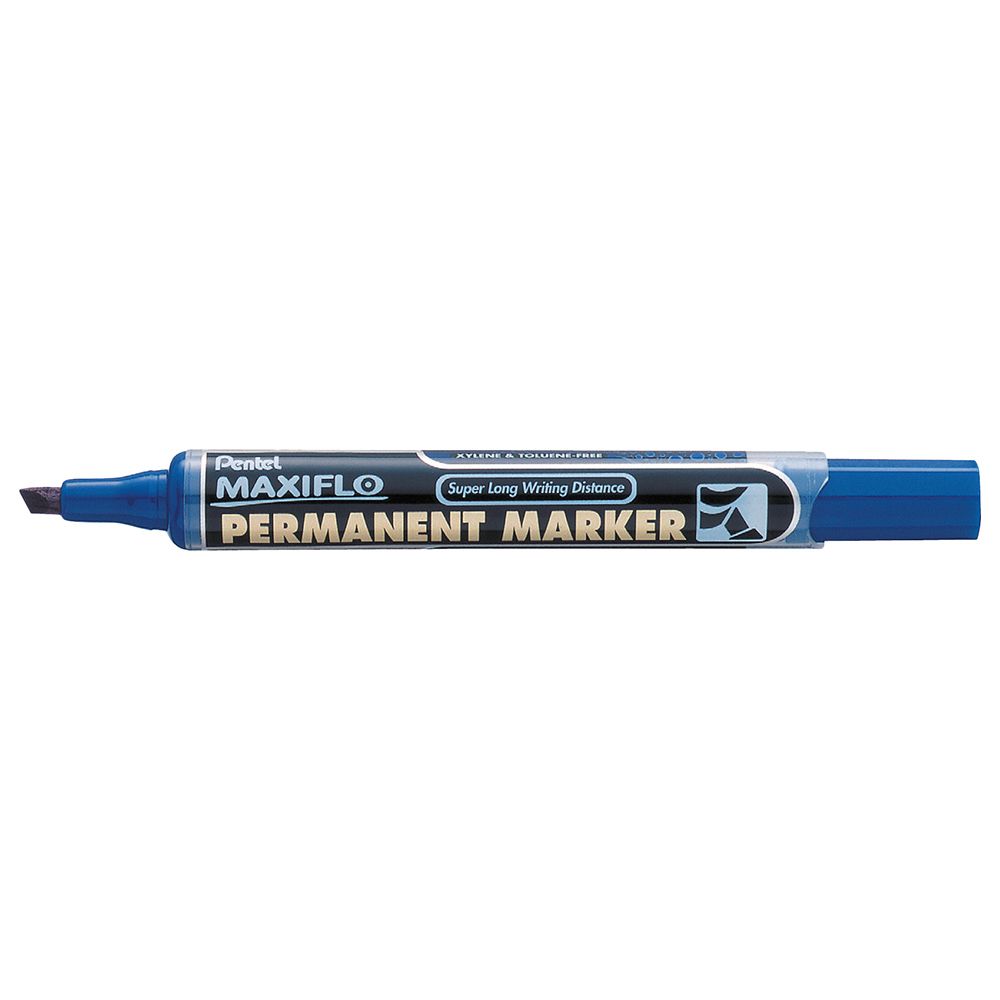 Pentel - Maxiflo Permanent Chisel - Blue