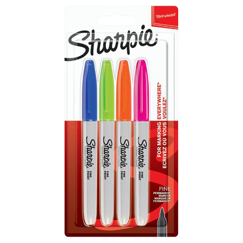 Sharpie - P.Marker Fine Fun Bls - 4Col