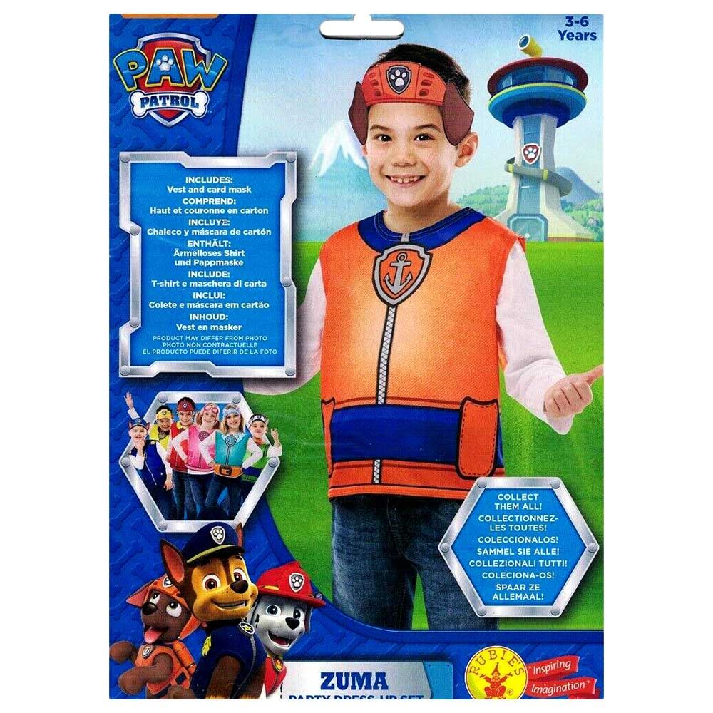 Paw Patrol Zuma Party Dress-Up Set