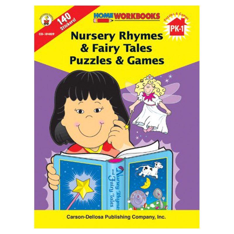 كتاب Nursery Rhymes Fairy Tales Puzzles Games