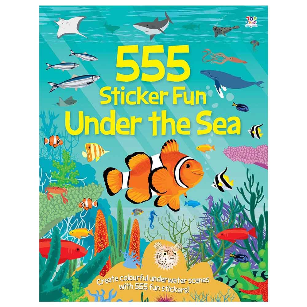 كتاب 555 Sticker Fun Under The Sea