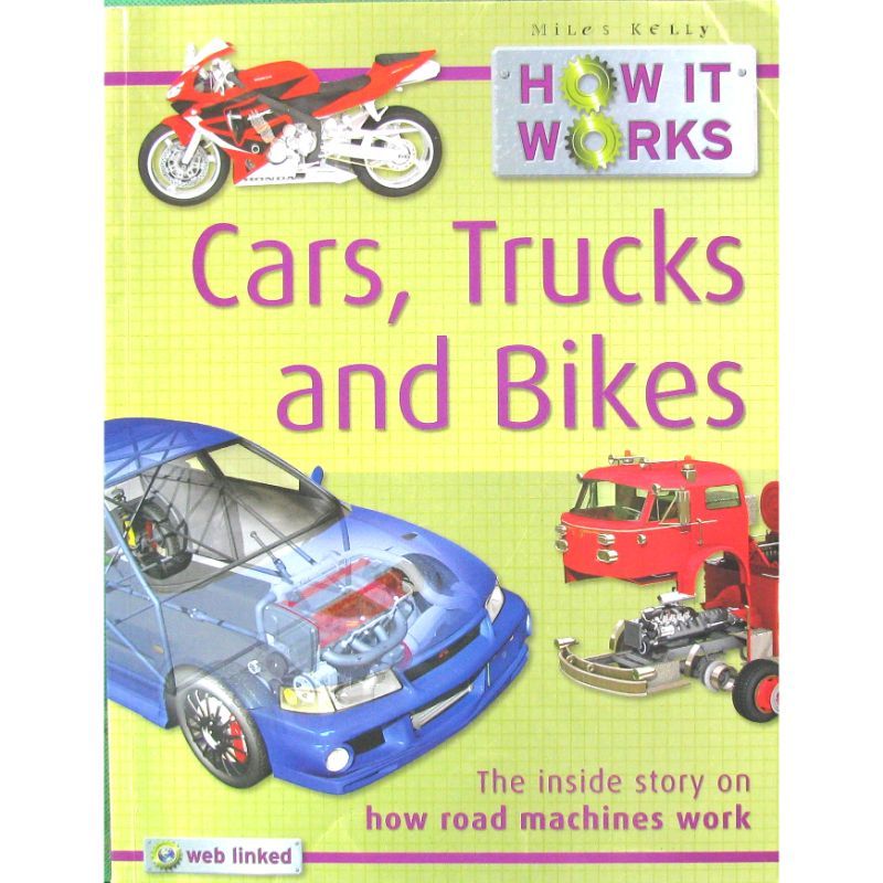 كتاب How It Works Cars Trucks Bikes