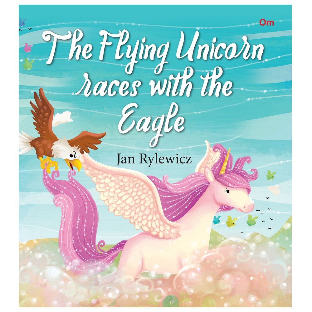كتاب Om Picture Flat - The Flying Unicorn Races With The Eagle