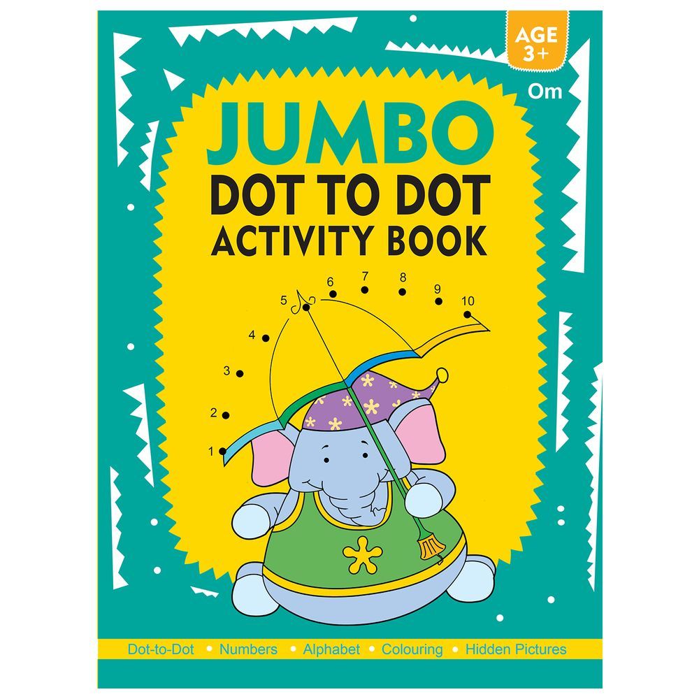 Jumbo Dot To Dot Activity Book