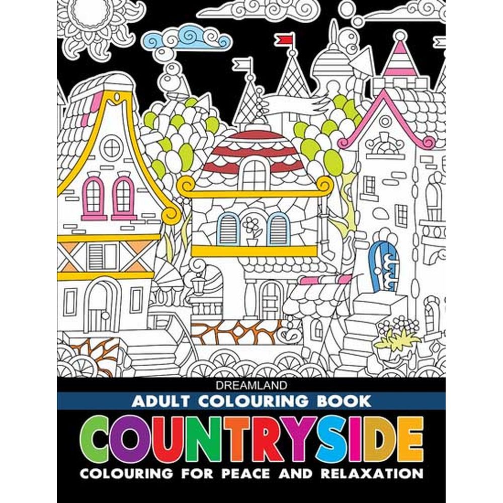 Countryside - Colouring Book For Adults