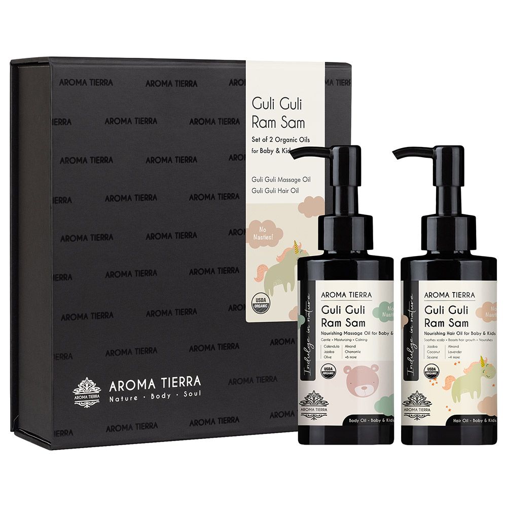 Aroma Tierra - Guli Guli Ram Sam Body Oil Gift Set - 2pcs