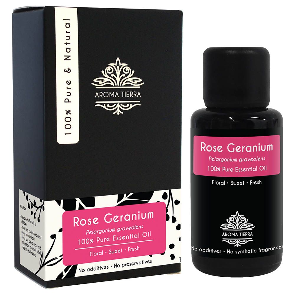 Aroma Tierra - Geranium Essential Oil - 30ml