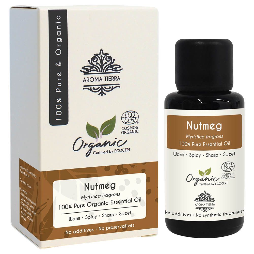 Aroma Tierra - Organic Nutmeg Essential Oil - 30ml