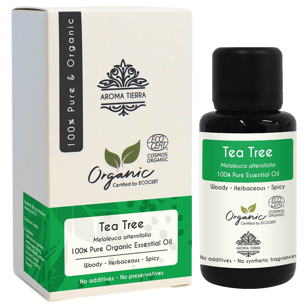 Aroma Tierra - Organic Tea Tree Essential Oil - 30ml