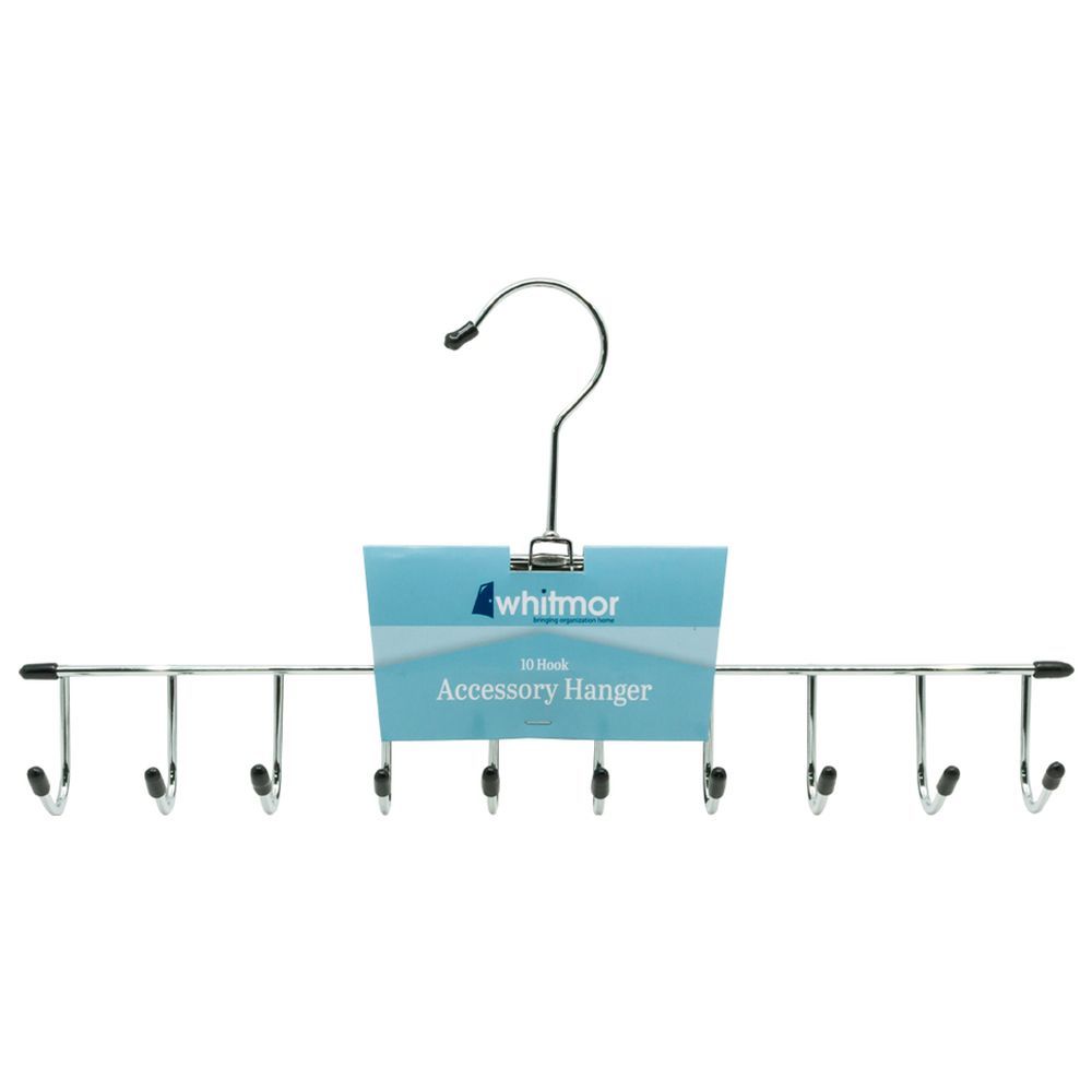 Whitmor - 10 Hook Accessory Hanger