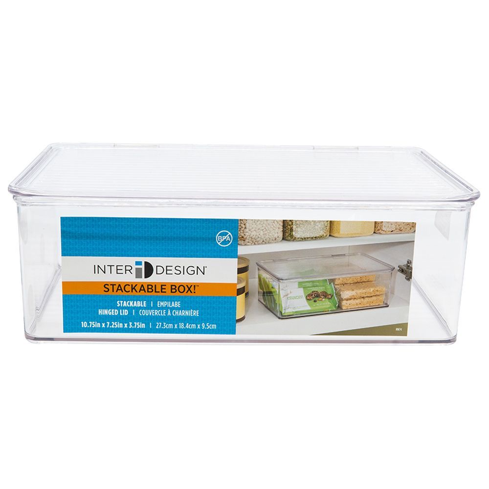 InterDesign - Kitchen Binz Stackable Box 7.1Inch - Clear