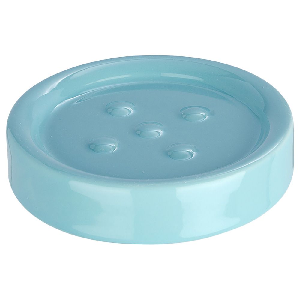 Wenko - Ceramic Soap Dish Polaris - Pastel Blue