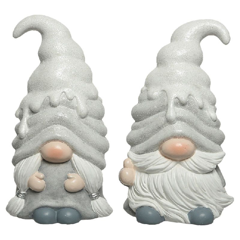 Homesmiths - Christmas Terracotta Gnome - 26.5cm - Assorted 1pc