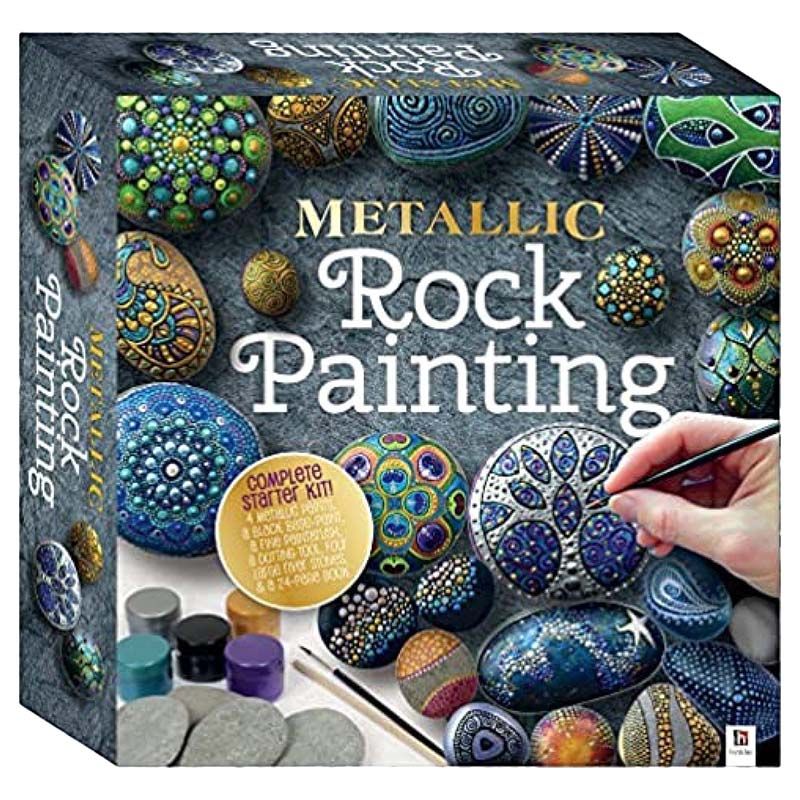 Hinkler - Metallic Rock Painting Box Set