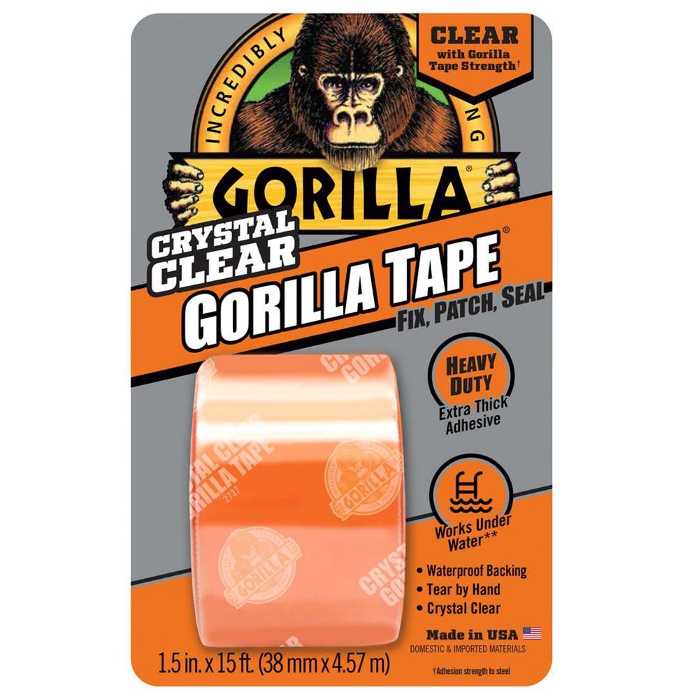 Gorilla - Crystal Clear Tape 1.5inch