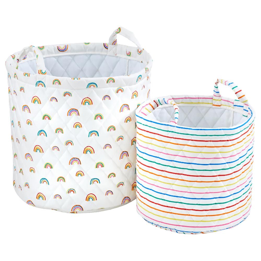 Ickle Bubba - Rainbow Dreams Storage Baskets 2 pcs
