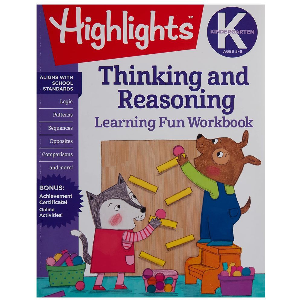 Kindergarten Thinking and Reasoning Learning Fun Workbook