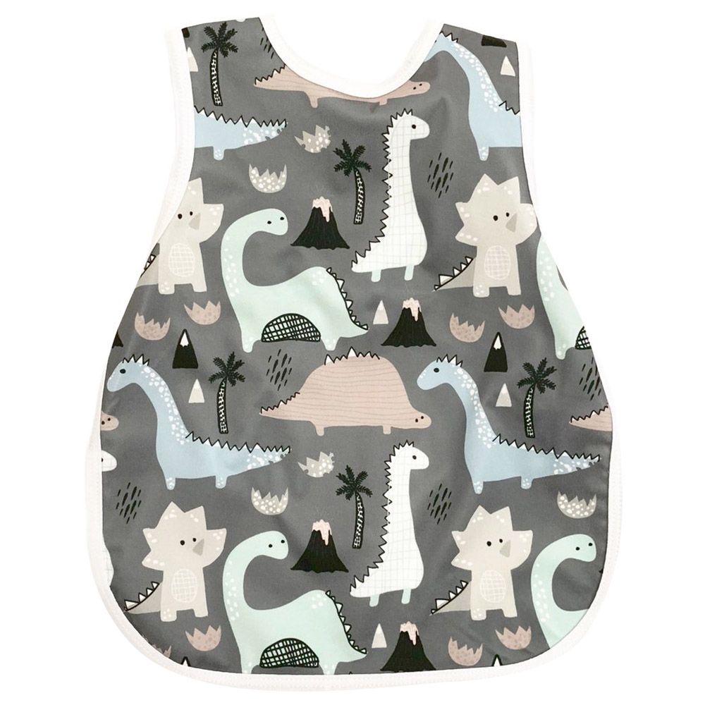 BapronBaby Feeding Bib - Dinosaur Drawing