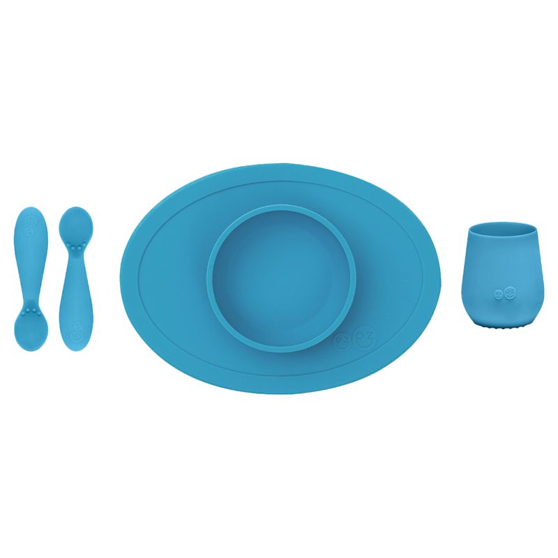 Ezpz - First Food Set 4pcs - Blue