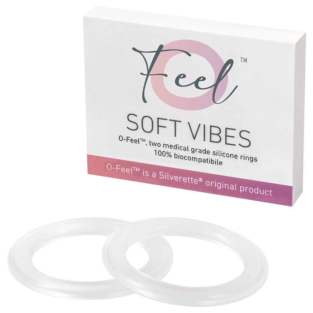 Silverette - O-Feel Silicone Comfort Ring - 2pcs