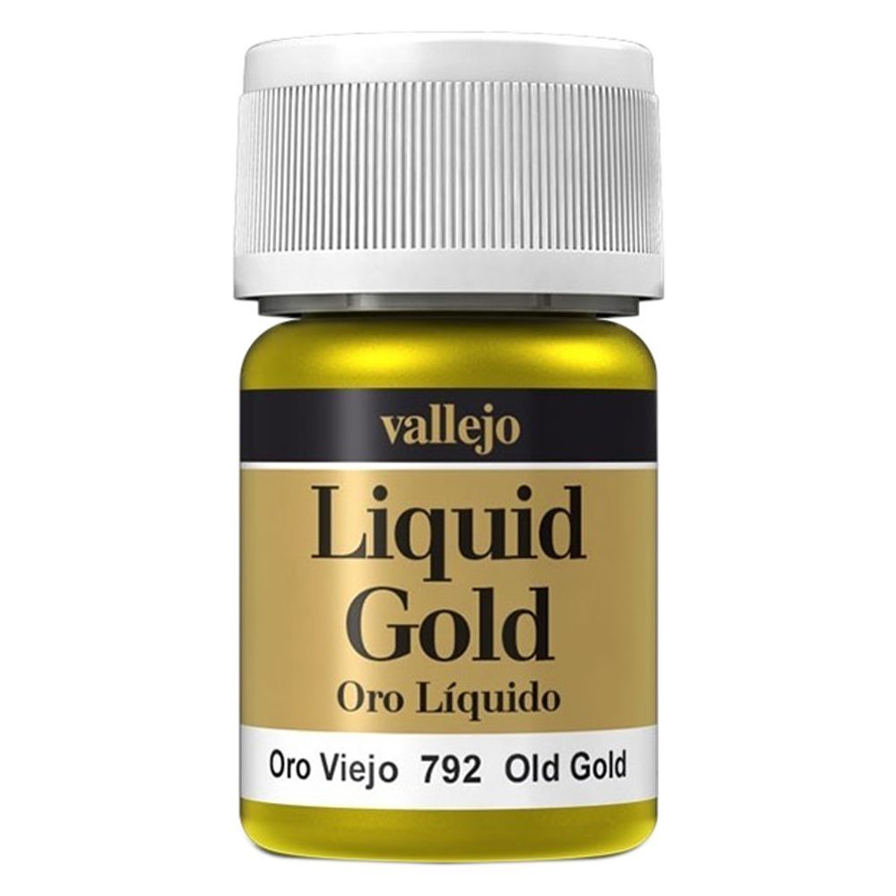 Vallejo - 70.792 Liquid Gold Alcohol Based 35ml - Old Gold