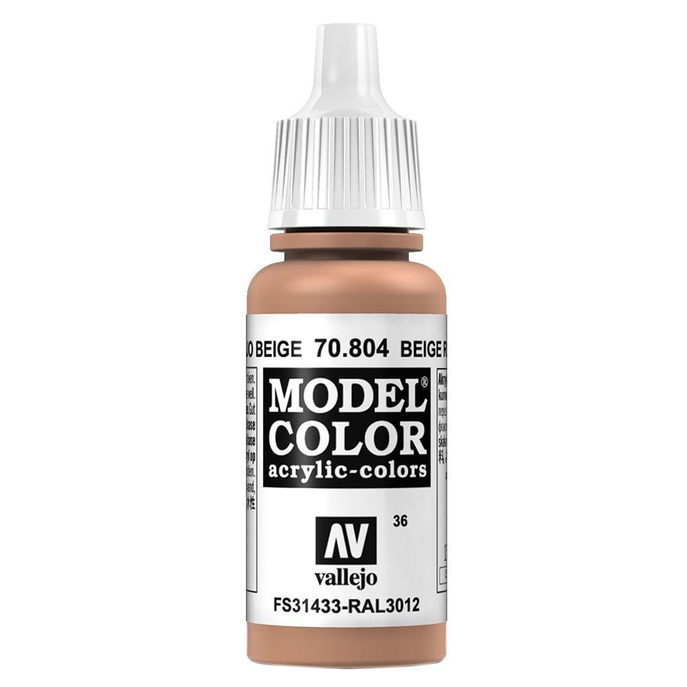 Vallejo - 70.804 Model Color Paint 17ml - Beige Red