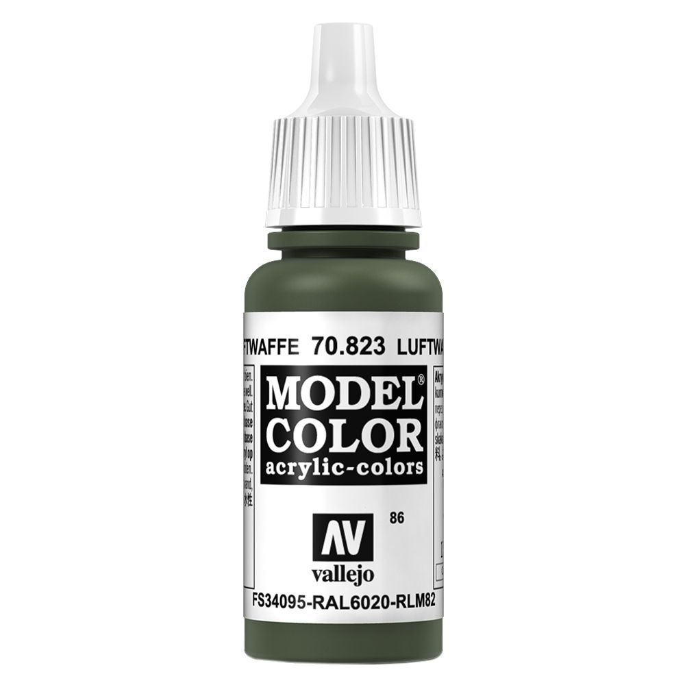 Vallejo Color Paint 17ml - Luftwaffe Camouflage Green