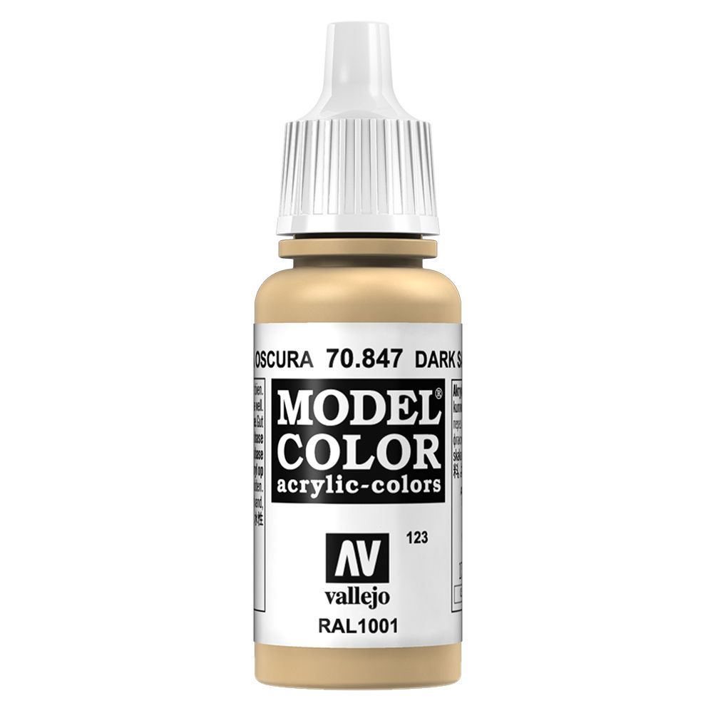 Vallejo - 70.847 Model Color Paint 17ml - Dark Sand