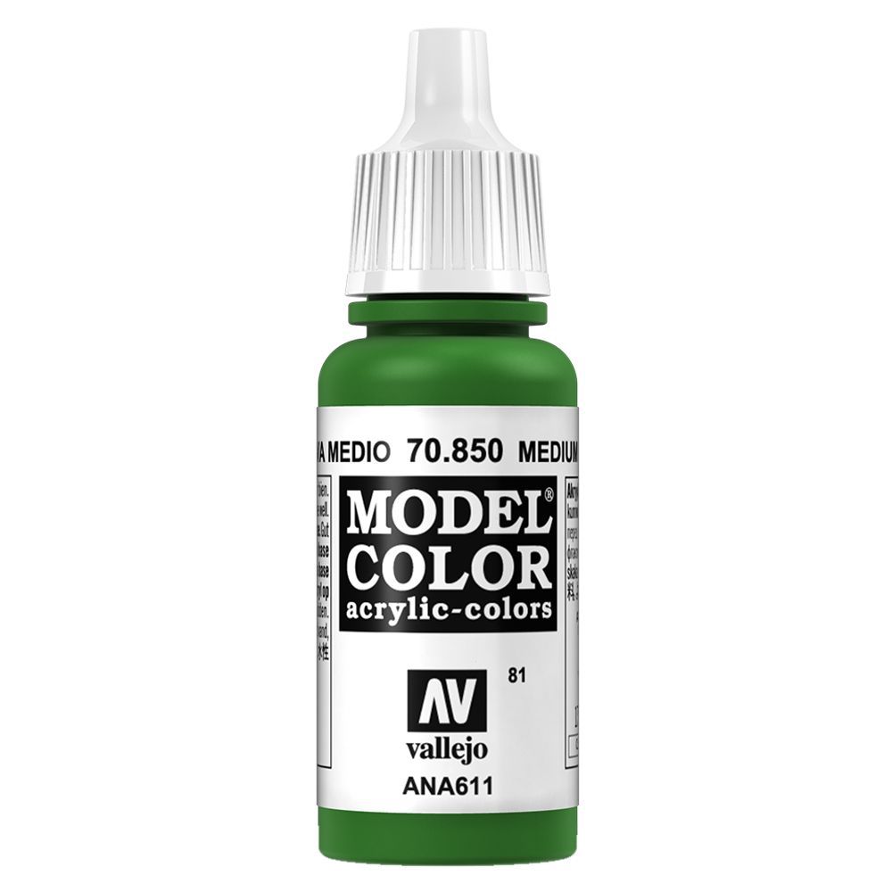 Vallejo - 70.850 Model Color Paint 17ml - Medium Olive