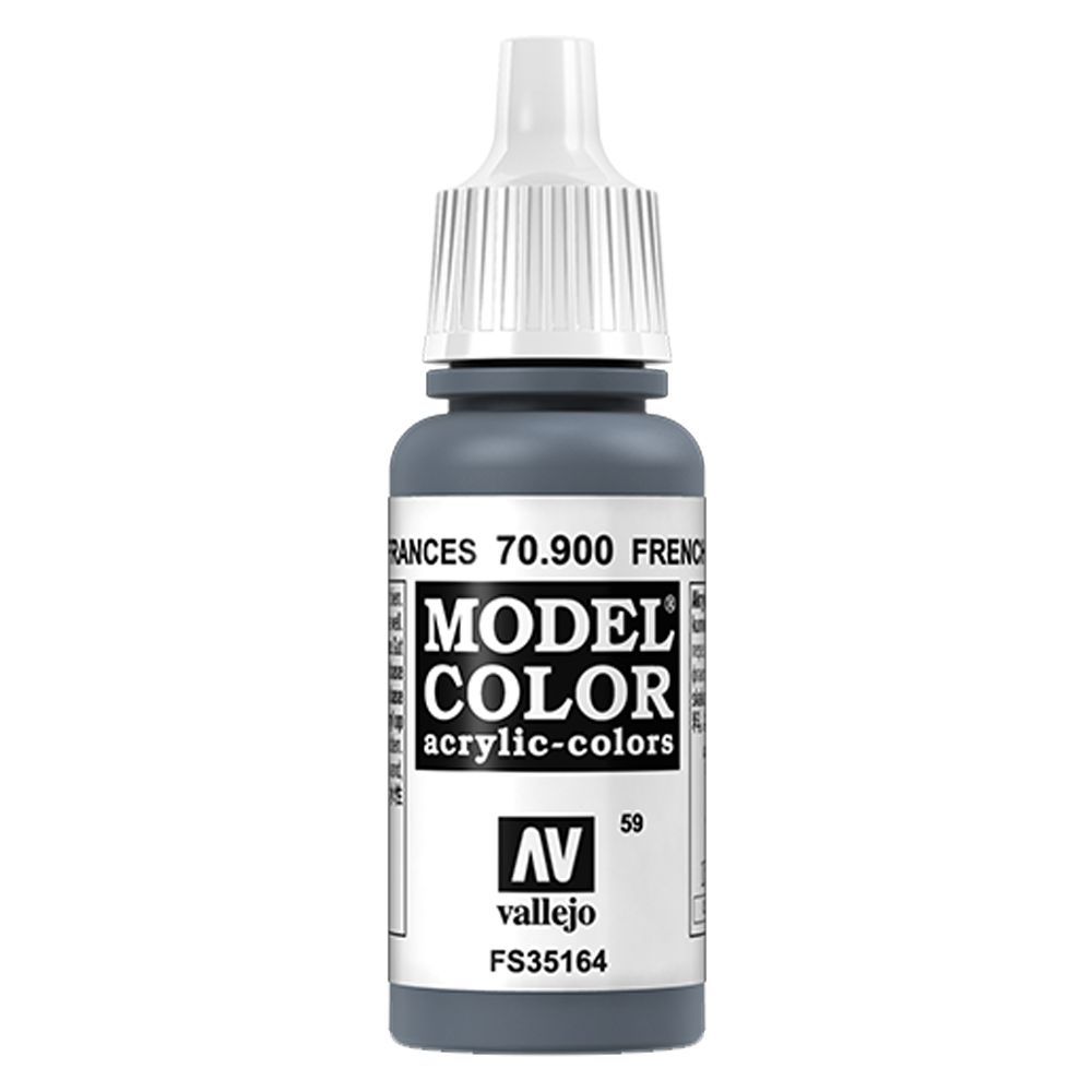 Vallejo - 70.900 Model Color Paint 17ml - French Mirage Blue