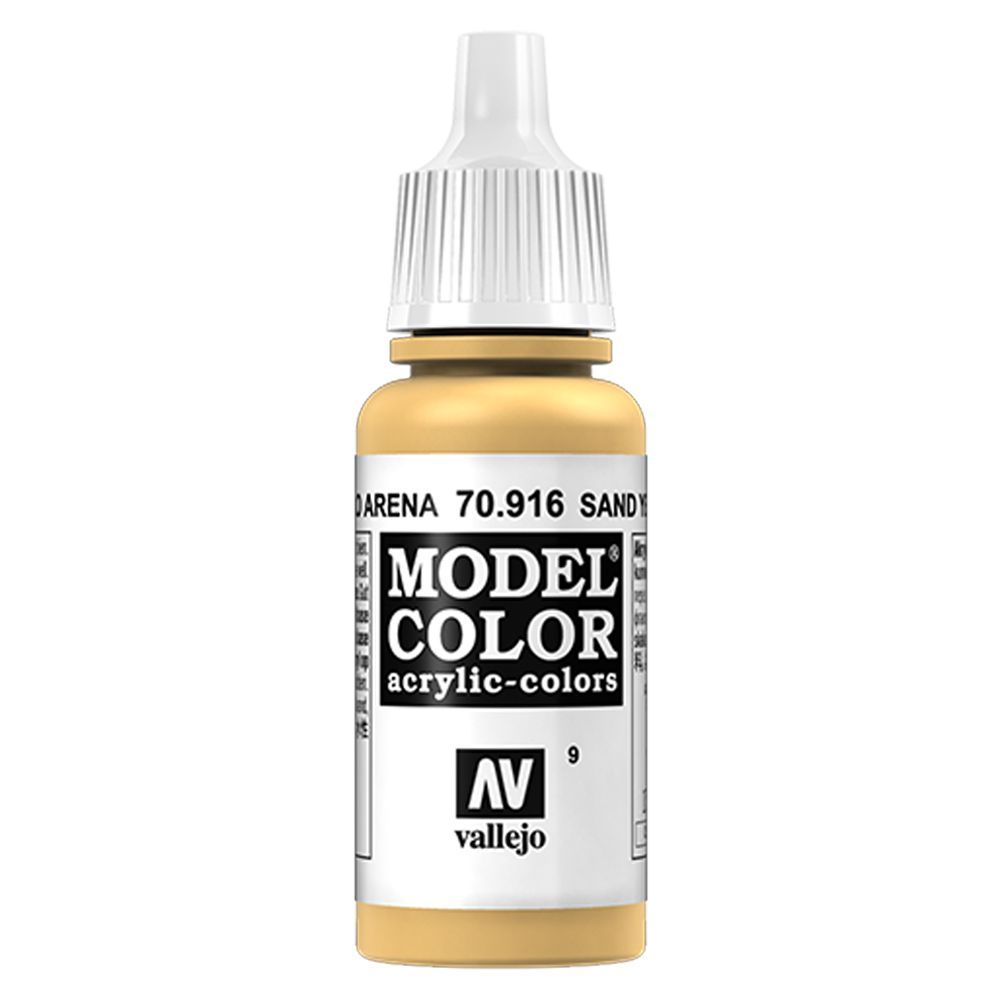 Vallejo - 70.916 Model Color Paint 17ml - Sand Yellow