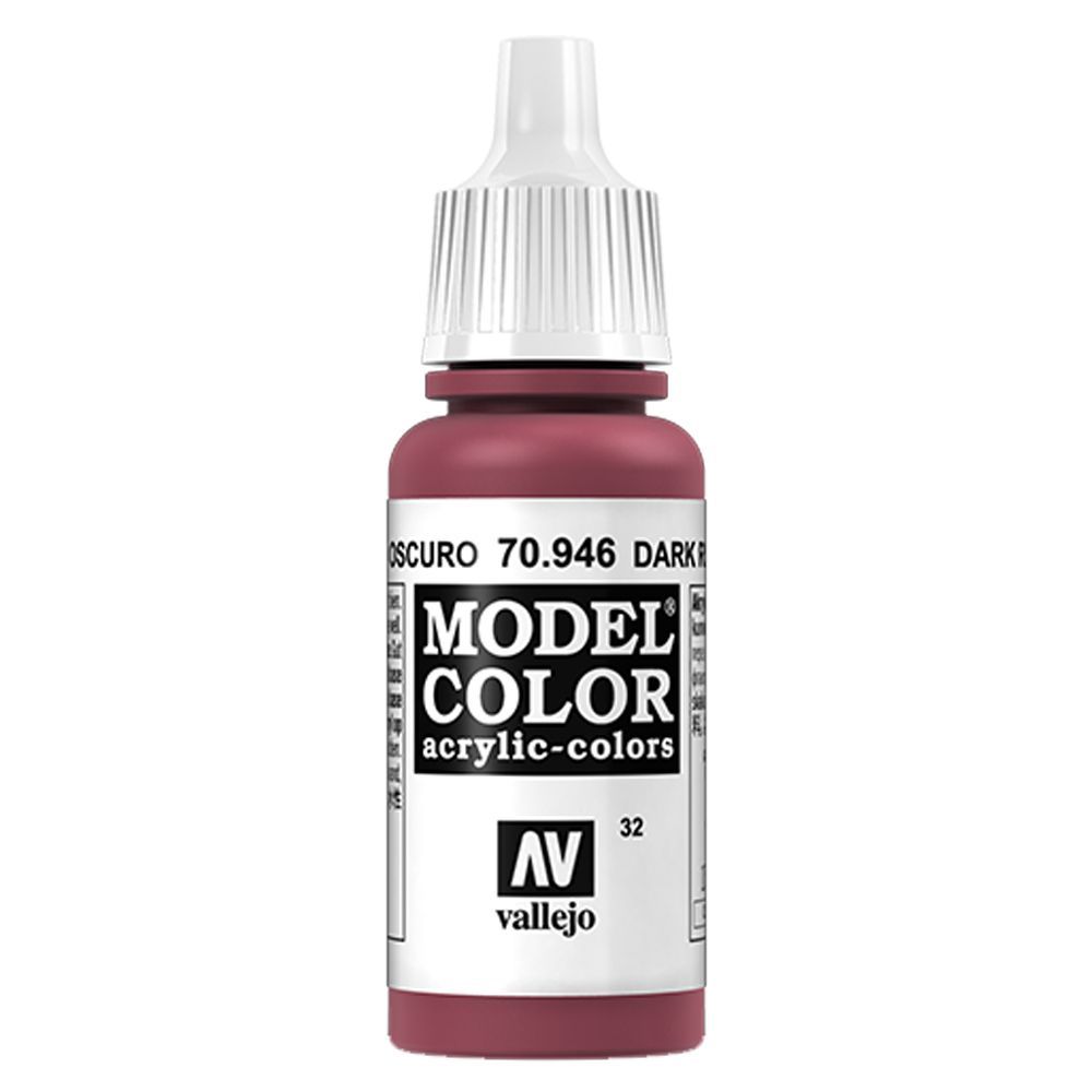 Vallejo - 70.946 Model Color Paint 17ml - Dark Red