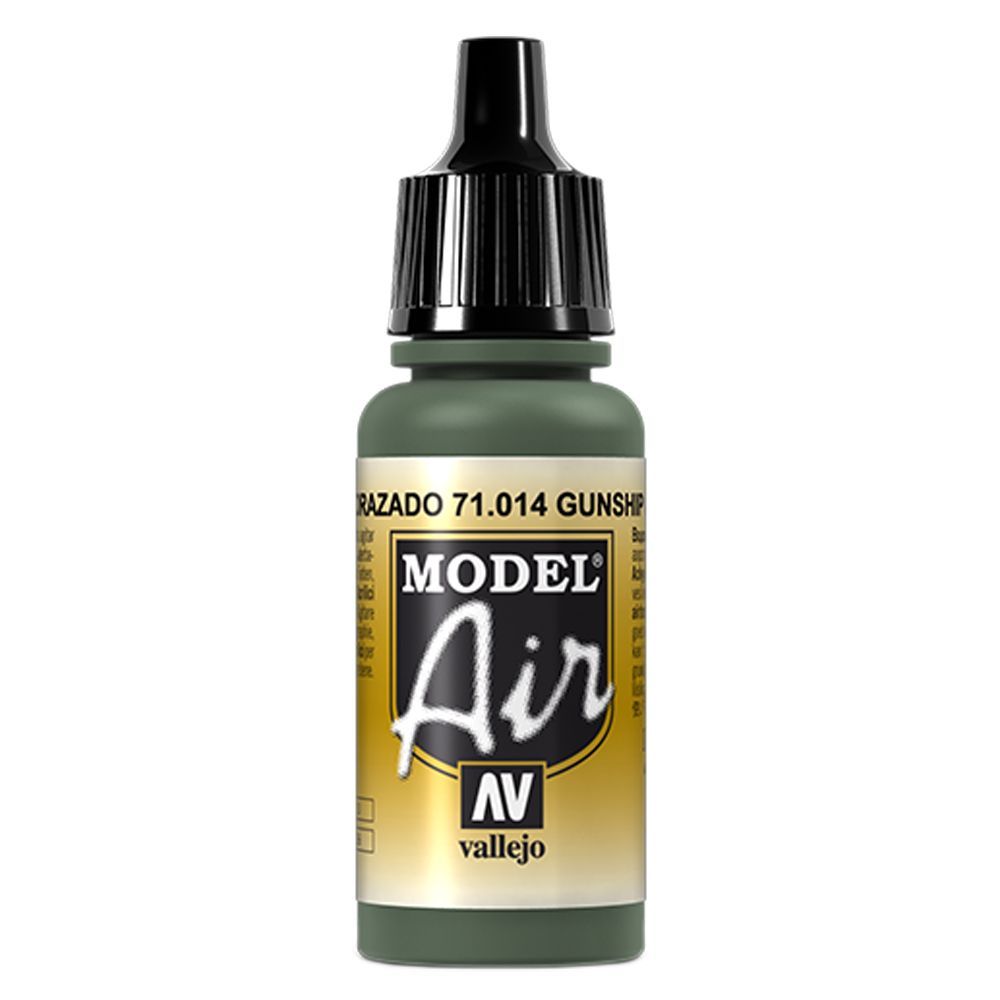 Vallejo - 71.014 Model Air Paint 17ml - Gunship Green